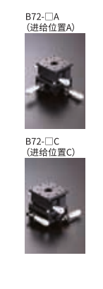 水平面薄型XYZ轴交叉滚柱导轨滑台□40□60□80：B72-40/60/80